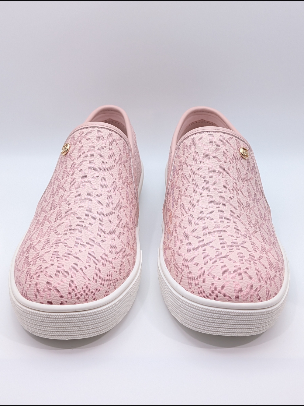 Michael Kors Pink Slip-On Logo Sneakers